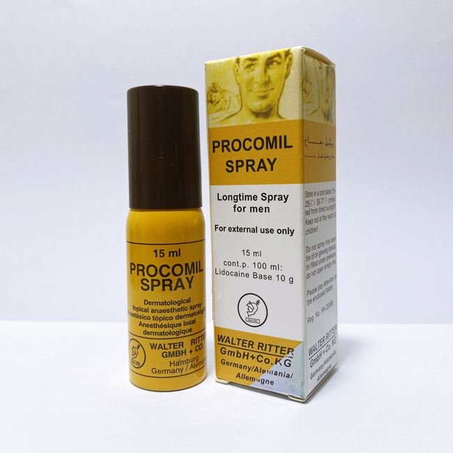 Bình Xịt Tăng Thời Gian Quan Hệ Procomil + BCS Power Men (Hộp 3 Chiếc) - Hàng Chính Hãng 100% - Che Tên Sản Phẩm