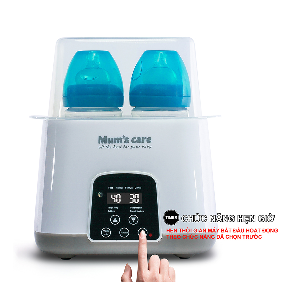 Máy Hâm Sữa & Tiệt Trùng Bình Sữa Mum's Care Đa Năng Điện Tử