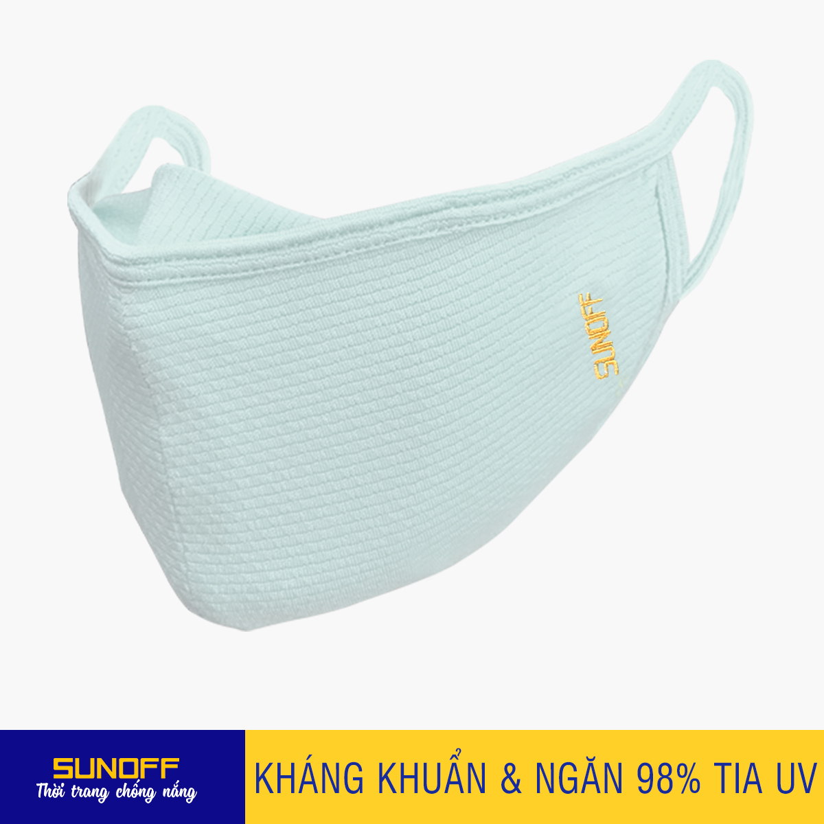 Combo 3  Khẩu trang Nam cao cấp Kháng khuẩn &amp; Ngăn 98% tia UV 3IN1 - Sunoff Coolsport (2 lớp)