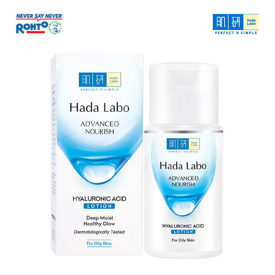 Dung dịch dưỡng ẩm Hada Labo Advanced Nourish Hyaluronic Acid Lotion Dùng Cho Da Dầu