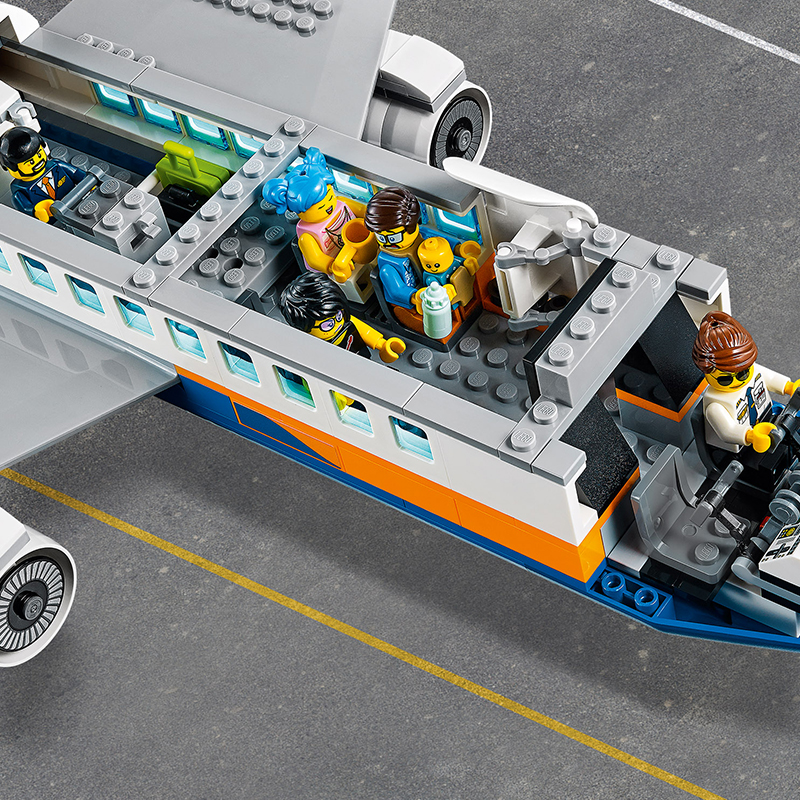 Đồ chơi lắp ráp mô hình LEGO CITY Máy bay chuyên chở hành khách 60262