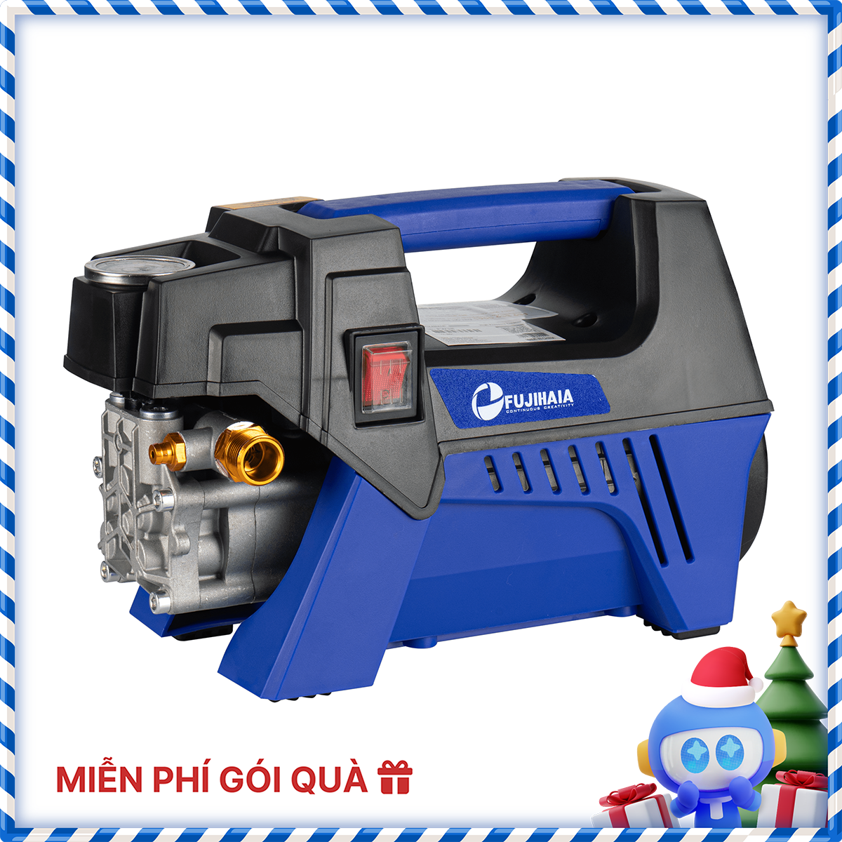 Máy rửa xe mô tơ cảm ứng từ Fujihaia PW3B - Hàng chính hãng