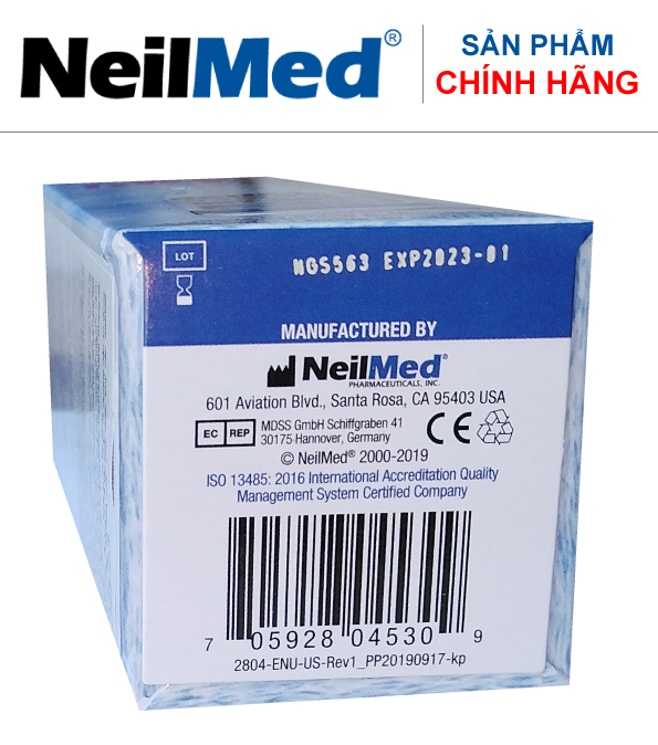 Gel Xịt Chống Khô Mũi, hỗ trợ điều trị Chảy Máu Cam, Làm Mềm Vãy Mũi - NeilMed NasoGel Spray - Xuất Xứ Mỹ