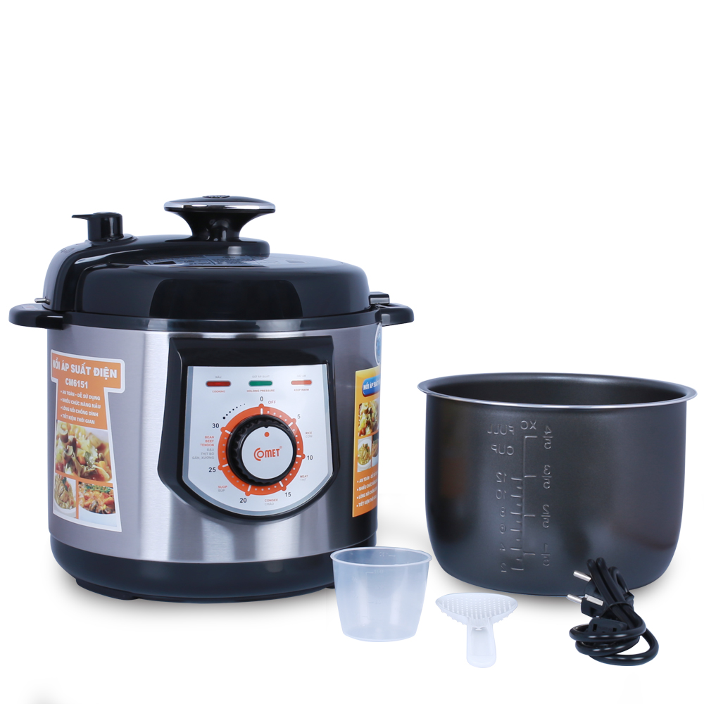 Nồi Áp Suất Điện Comet CM6151 - Hàng Chính Hãng