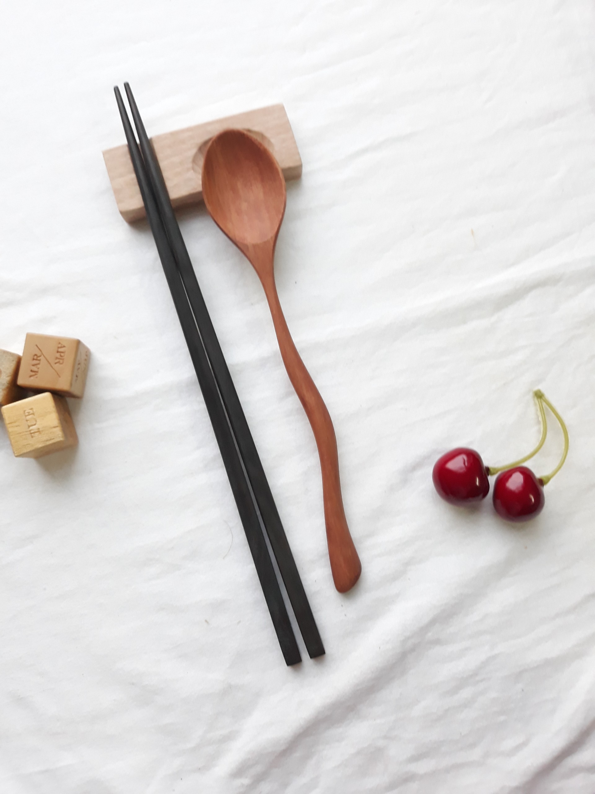 Đũa gỗ Mun Vuông trơn 25cm- Bộ 5 đôi