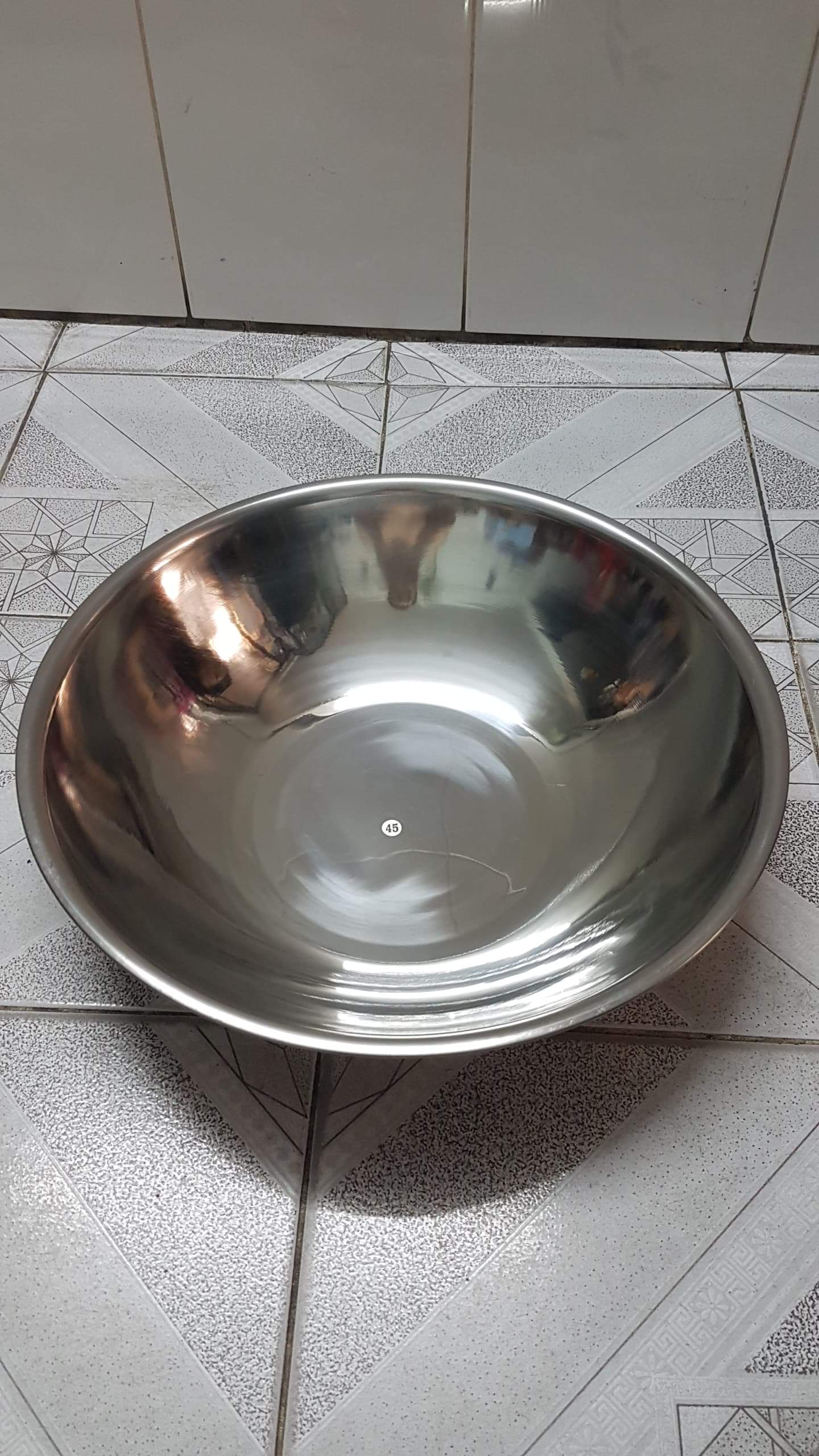 Bộ thau inox 10 cái từ 18cm đến 45cm