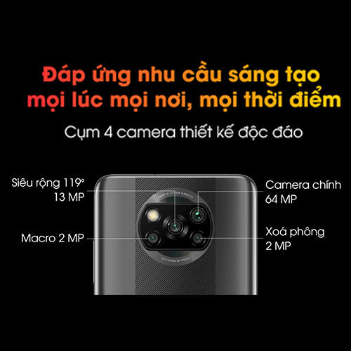 Điện thoại Xiaomi POCO X3 - Hàng Chính Hãng