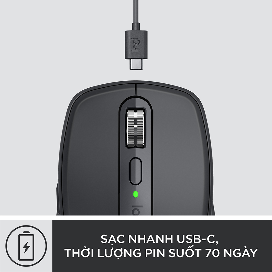 Chuột không dây Bluetooth Logitech MX Anywhere 3 - Màu