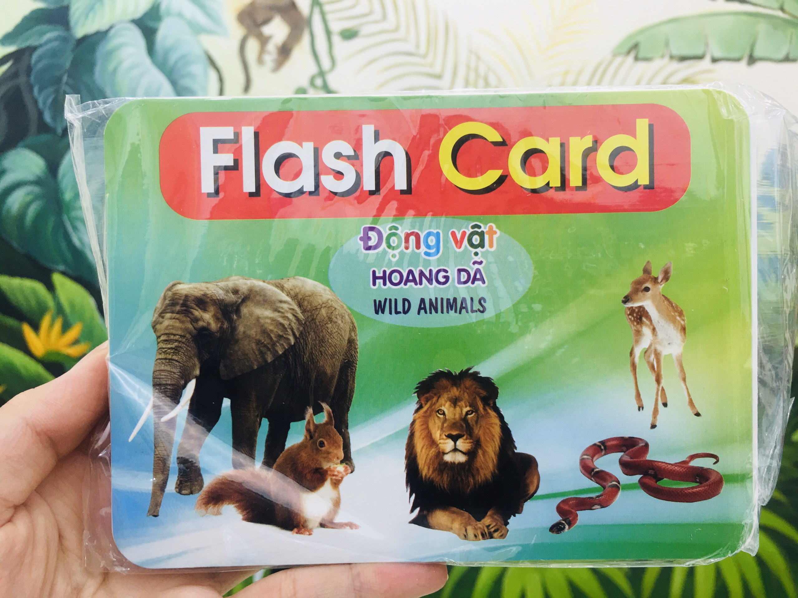 bộ thẻ học thông minh cho bé từ 0 đến 3 tuổi, Bộ Thẻ Học Thông Minh Flashcard Song Ngữ Cho Bé - Hàng Chính Hãng