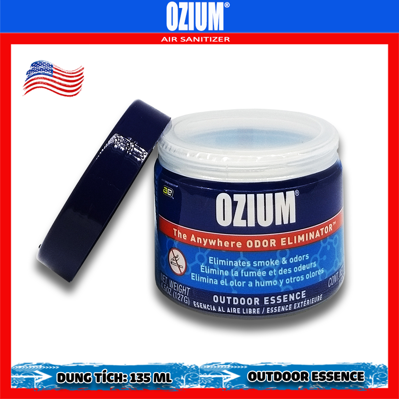 Khử mùi ô tô Ozium Gel 4.5 oz Outdoor Essence - Combo 4 hộp