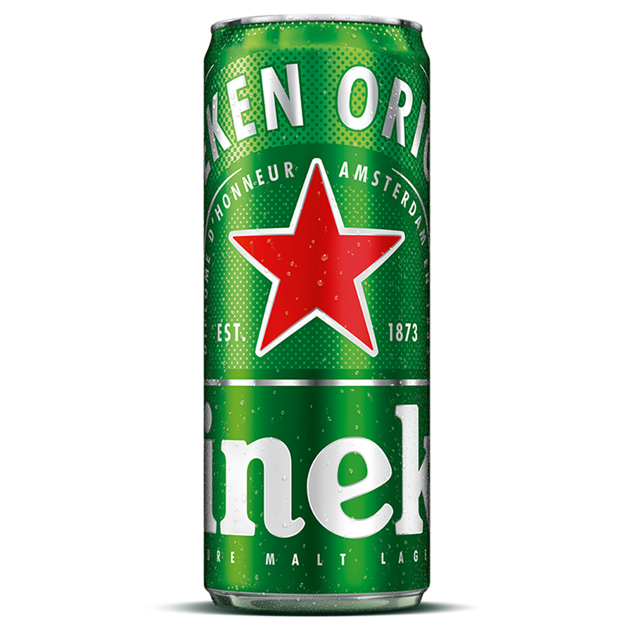 Thùng Bia Heineken 24 Lon Thường (330ml / Lon) - Bao bì Xuân