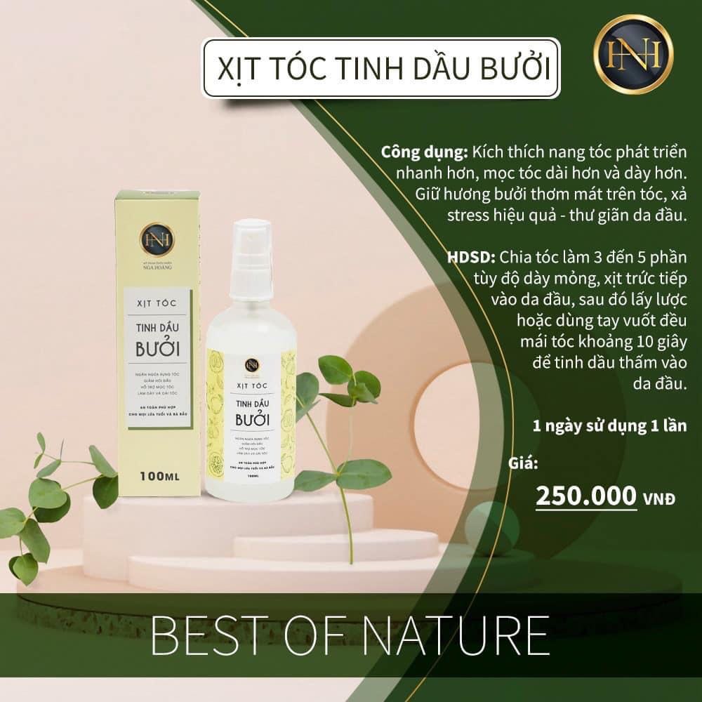 Tinh dầu bười dạng xịt Nuôi dưỡng sâu từ chân tóc,giúp kích thích mọc tóc nhanh