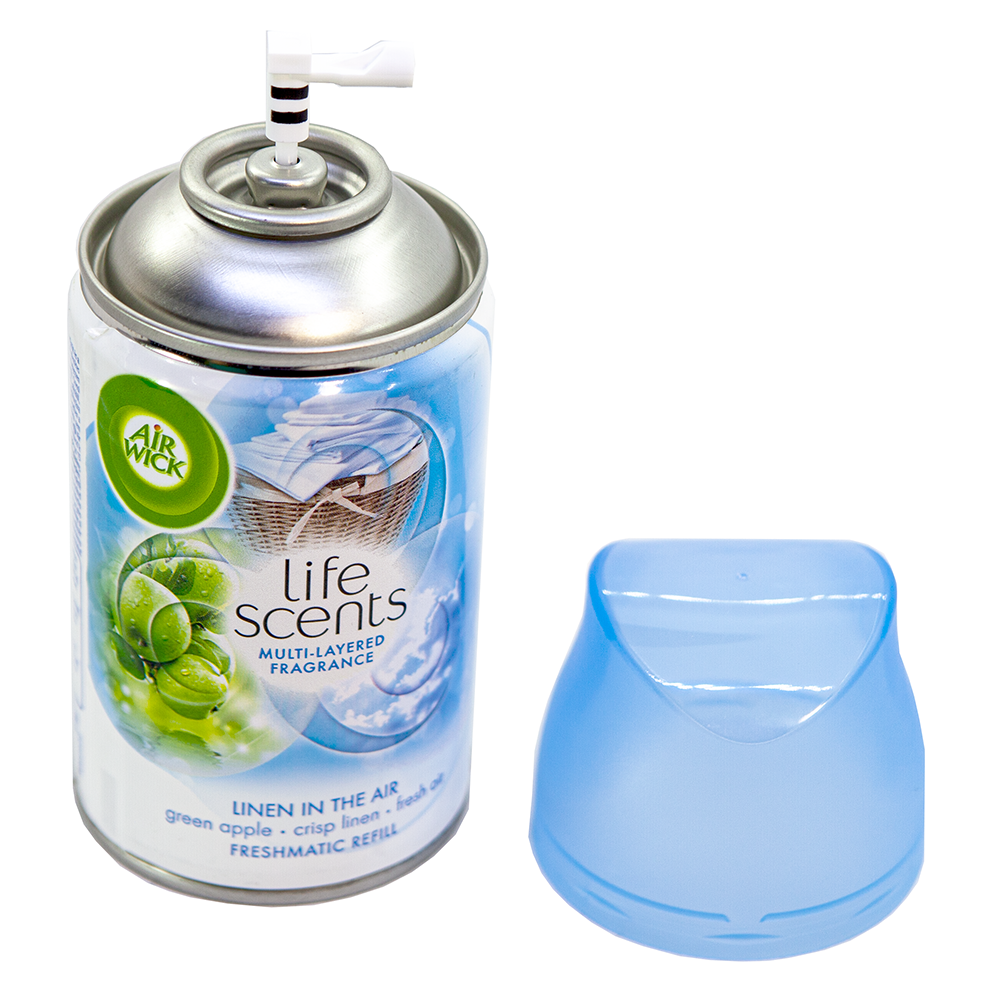 Bình xịt tinh dầu thiên nhiên Air Wick Linen in the air 250ml QT06520 - hương táo xanh