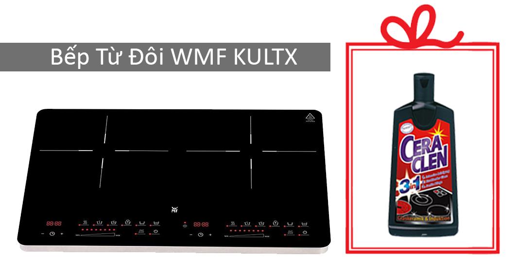 Bếp Từ Đôi WMF KULTX (Hàng Nhập Khẩu) + Tặng kèm Dung Dịch Vệ Sinh Bếp Cera Clen 3in1