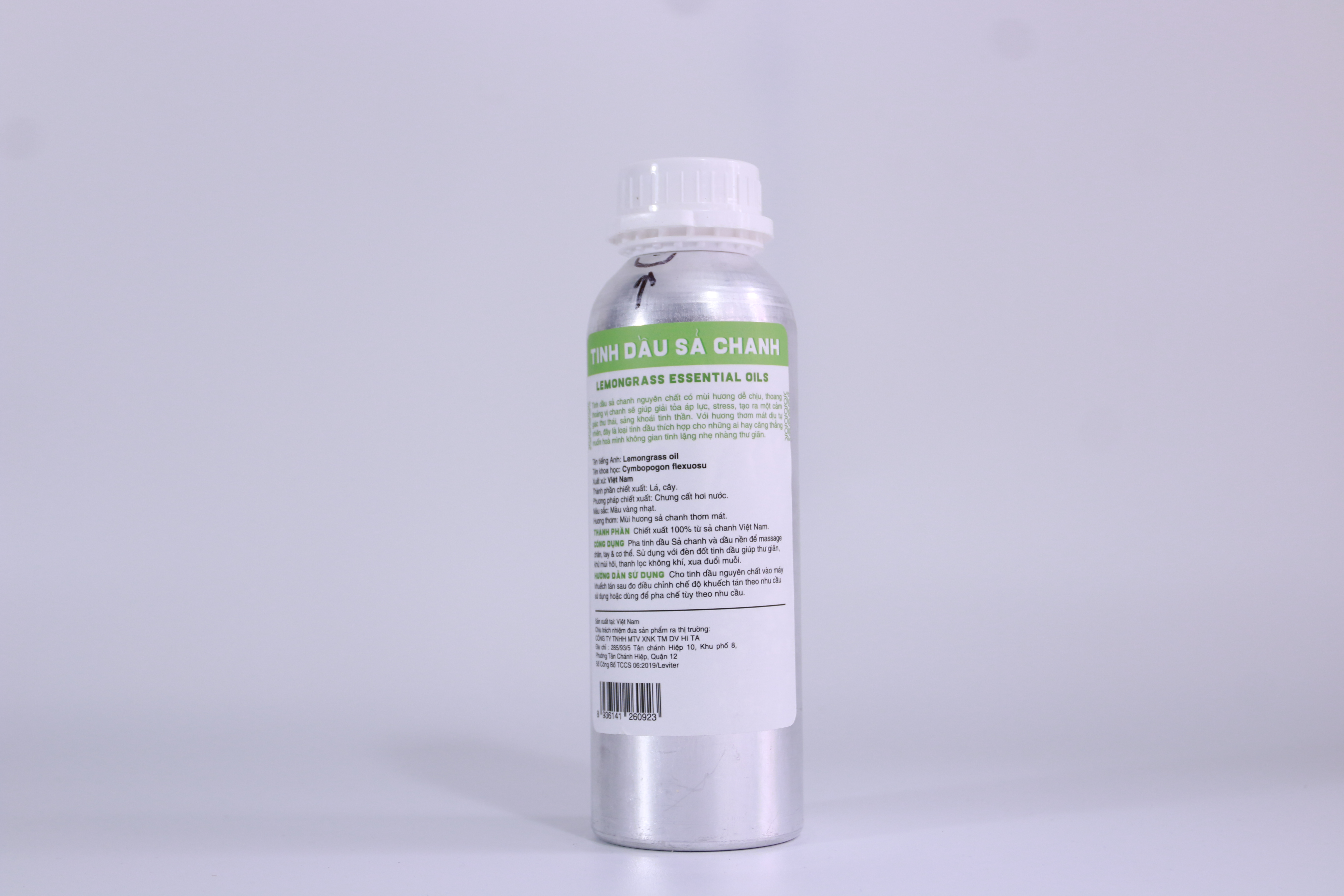 Tinh Dầu Sả Chanh Việt Nam  Nguyên Chất Leviter Premium 500ml