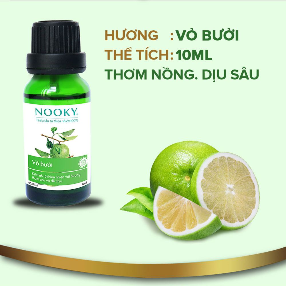 [10ml] Tinh dầu vỏ bưởi NOOKY 100% Thiên Nhiên - TORO FARM