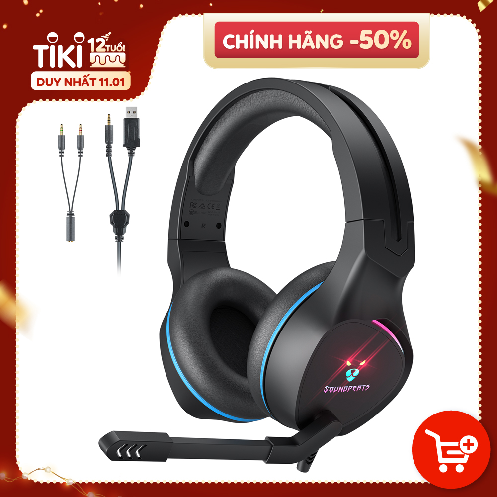 Tai nghe chụp tai Gaming Soundpeats G1 - Hàng chính hãng