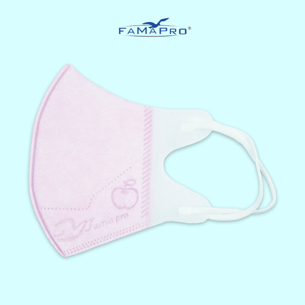 - Khẩu trang y tế trẻ em kháng khuẩn 3 lớp Famapro 5D Baby - COMBO 3 HỘP