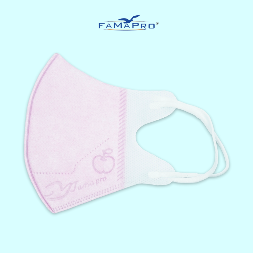 [HỘP - FAMAPRO 5D BABY] - Khẩu trang y tế trẻ em kháng khuẩn 3 lớp Famapro 5D Baby (10 cái/ hộp) - COMBO 3 HỘP