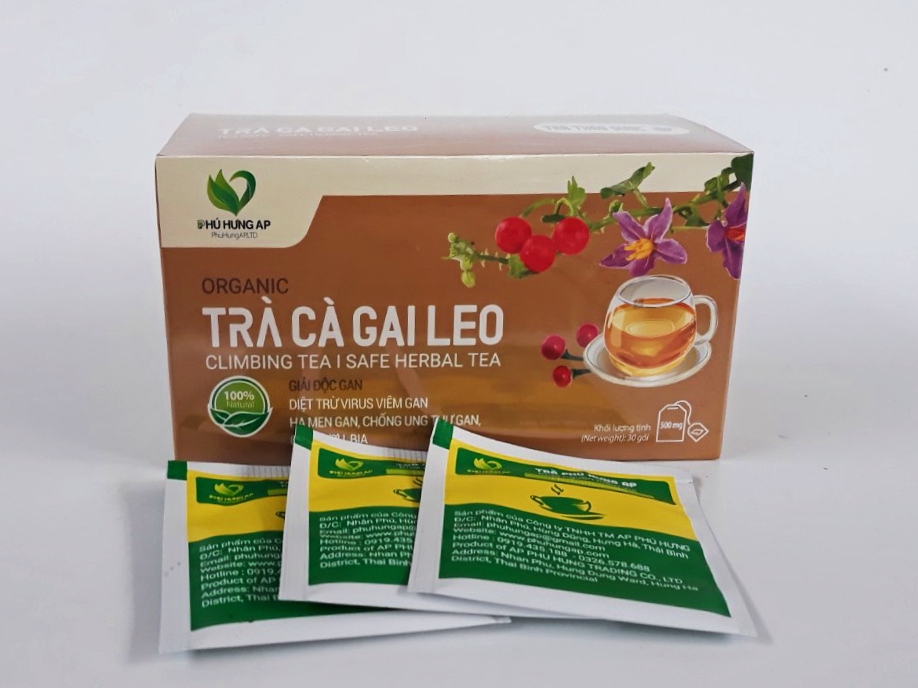 Trà Cà Gai leo 400mg Tái Tạo Tế Bào Gan (3 hộp)