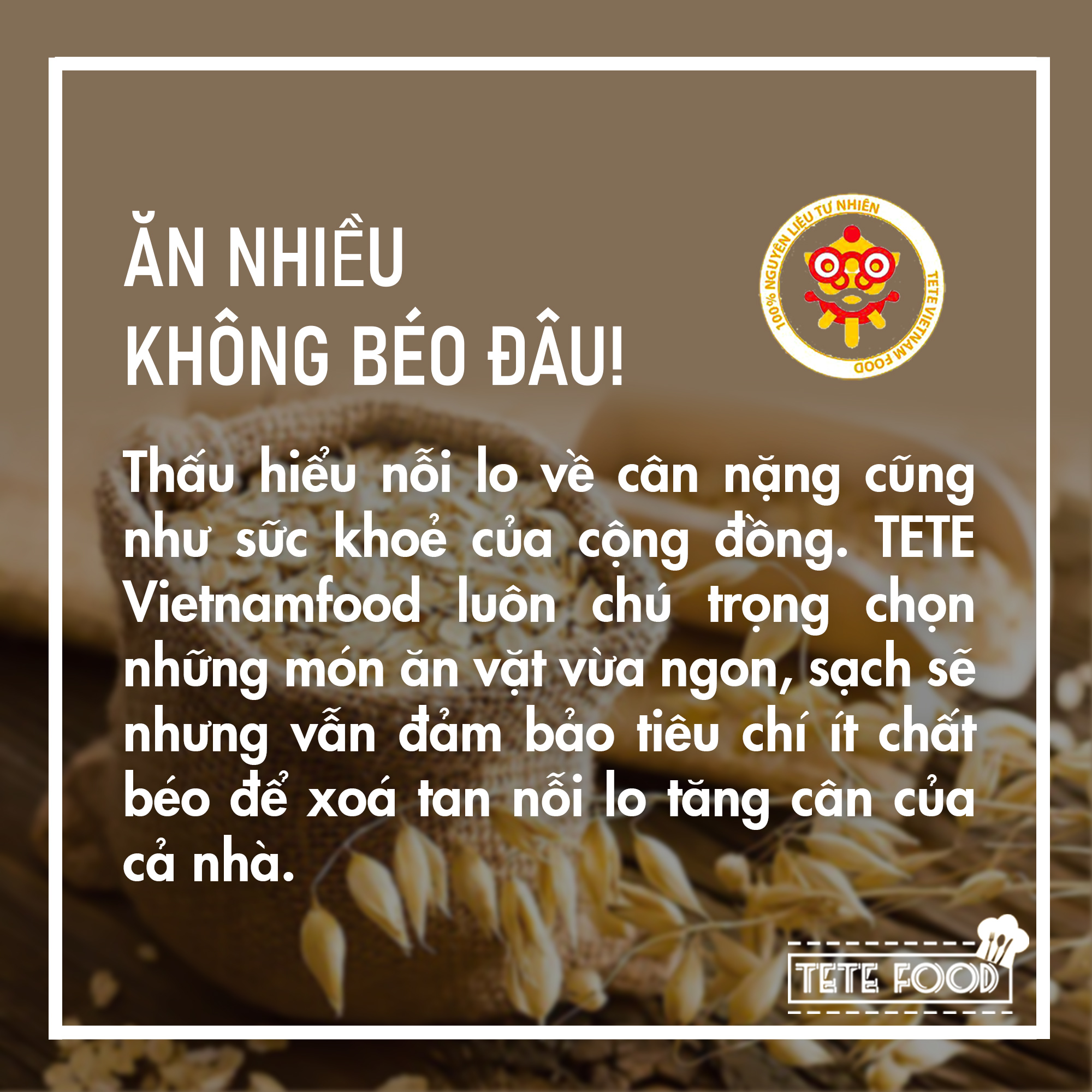 Yến Mạch Ăn Kiêng TETE 500 gram