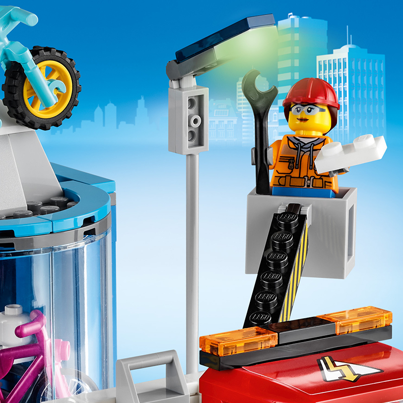 Đồ Chơi Lắp Ráp LEGO Khu Phố Mua Sắm 60306 Cho Bé Trên 6 Tuổi