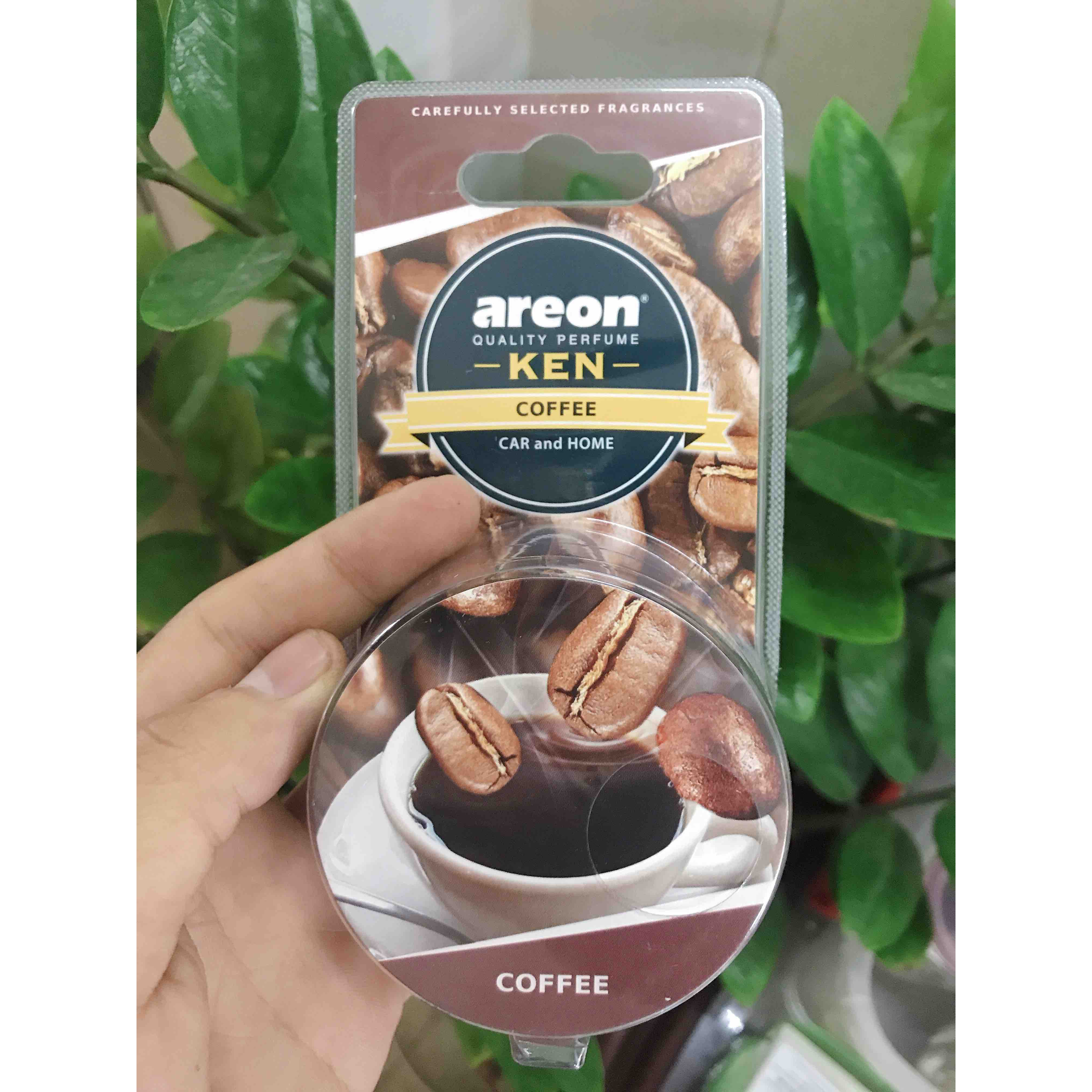 Sáp thơm ô tô Areon mùi Cafe- Sảng Khoái, Tỉnh Táo, Thức Tỉnh Cả Đam Mê - Areon Ken Coffee