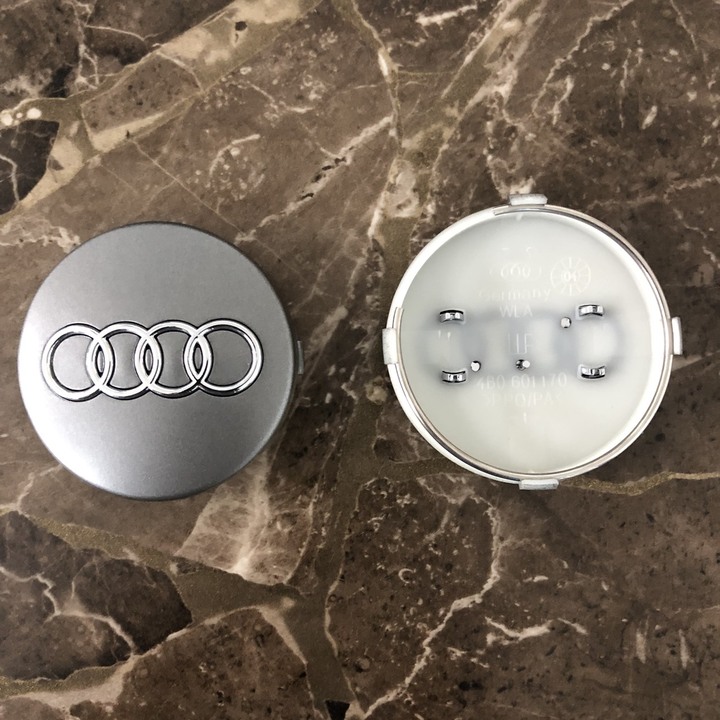 Logo chụp mâm bánh xe ô tô Audi AUD60