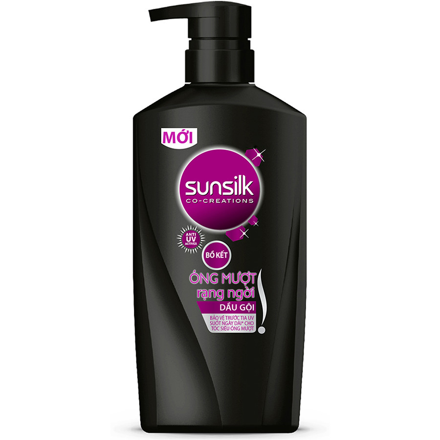 Dầu Gội 650Gr Sunsilk Óng Mượt Rạng Ngời Dành Cho Tóc Khô Xơ Tinh Chất Bồ Kết Truyền Thống Giúp Tóc Chắc Khỏe & Bóng Mượt Vượt Trội