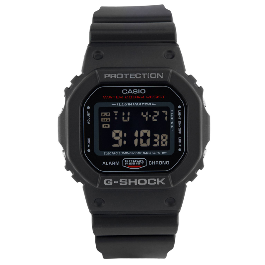 Đồng hồ nam dây nhựa Casio G-Shock chính hãng DW-5600HR-1DR