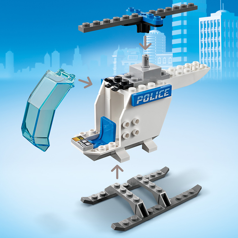 Đồ chơi LEGO City Trực Thăng Truy Bắt Trên Biển 60275