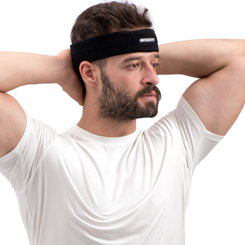 Băng đô, băng trán thể thao headband thấm hút mồ hôi nam nữ GoodFit GF802SB