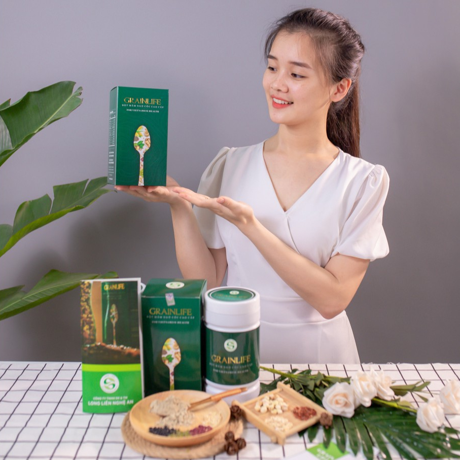 Ngũ Cốc Cao Cấp Long Liên (500 Gr), Giảm Mỡ Máu Tự Nhiên - Tăng Cân - Giảm Cân - Ngon Giấc