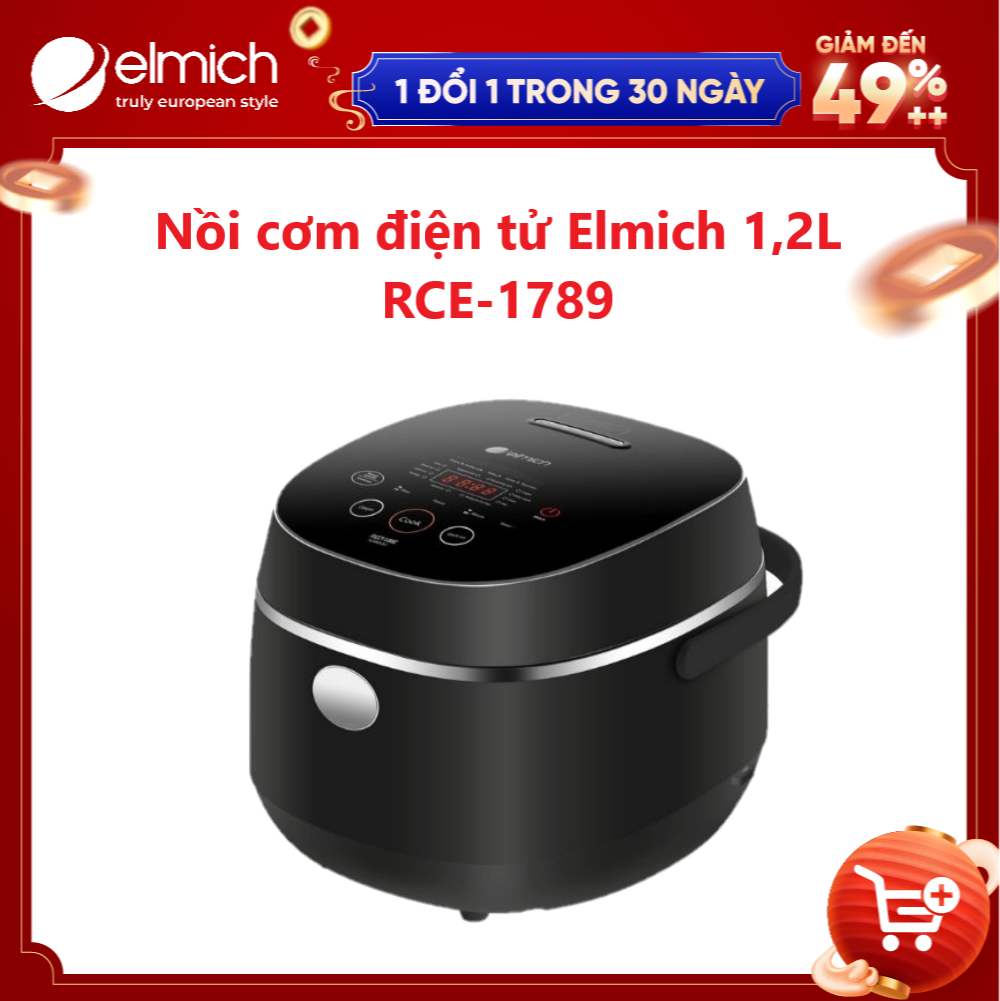 Nồi cơm điện tử Elmich RCE-1789 (1.2 Lít) - Hàng chính hãng