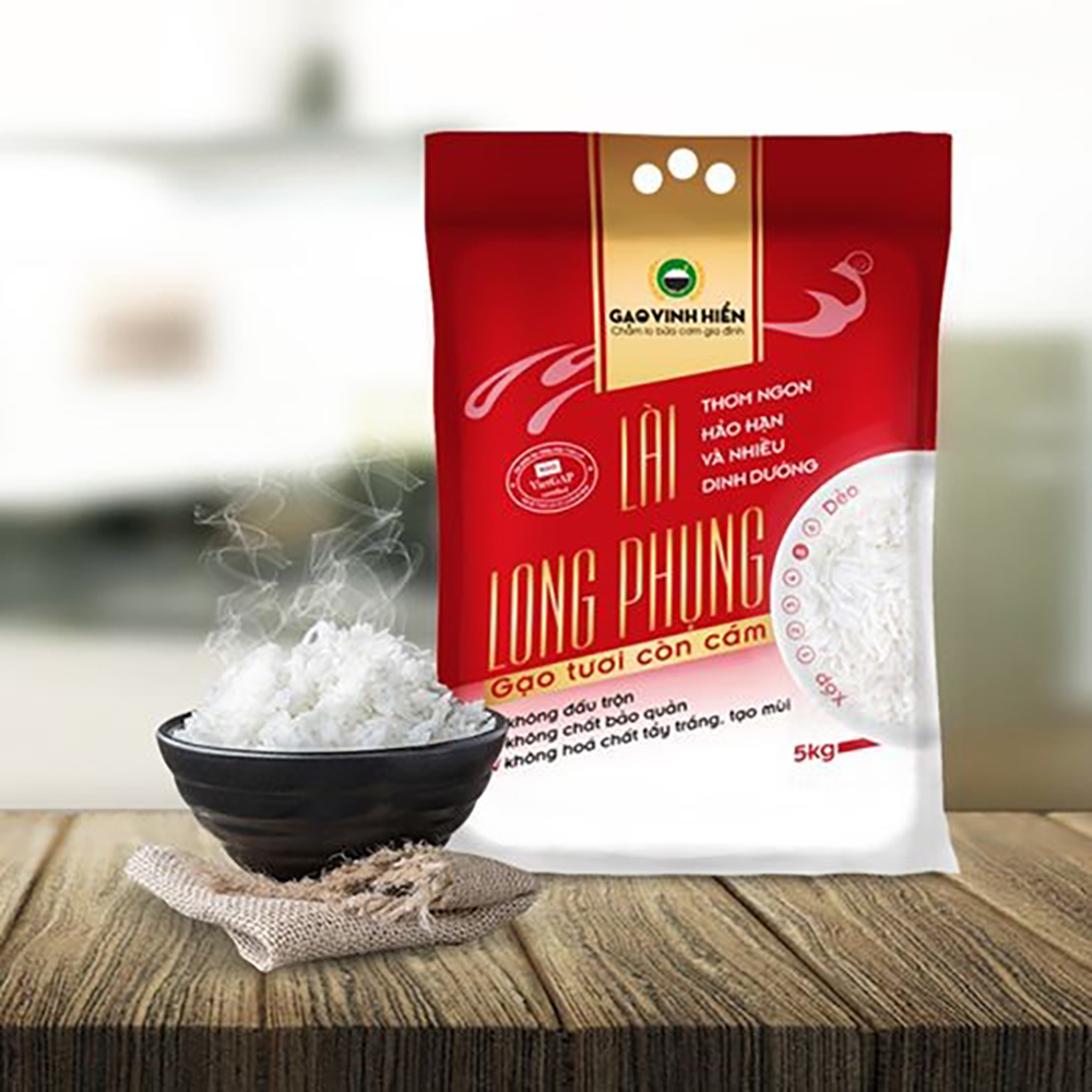 Gạo Đặc Sản Lài Long Phụng 5kg - Gạo Tươi Còn Cám