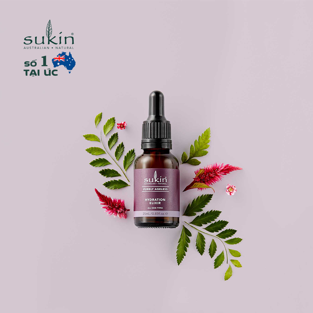 Tinh Chất Dưỡng Ẩm Chống Lão Hóa Sukin Purely Ageless Hydration Elixir 25ml
