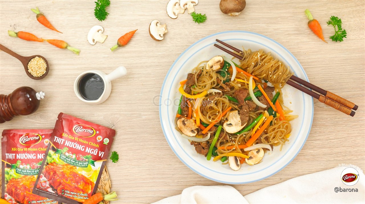 Combo Xốt gia vị hoàn chỉnh Barona: 1 gói Thịt Nướng Hàn Quốc (80gr) + 1 gói Thịt Nướng Ngũ Vị (80gr) + 1 gói Thịt Nướng Sả (80gr)