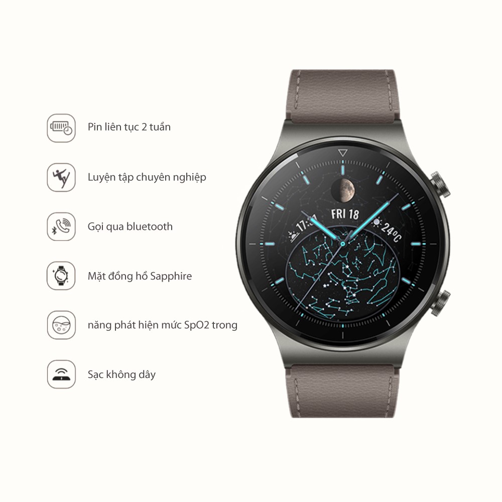 Đồng Hồ Thông Minh Huawei Watch GT2 Pro - Hàng Phân Phối Chính Hãng