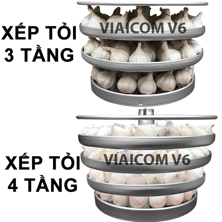 Máy làm tỏi đen VIAICOM V6 - 6 lít - CN Nhật Bản - Hàng chính hãng