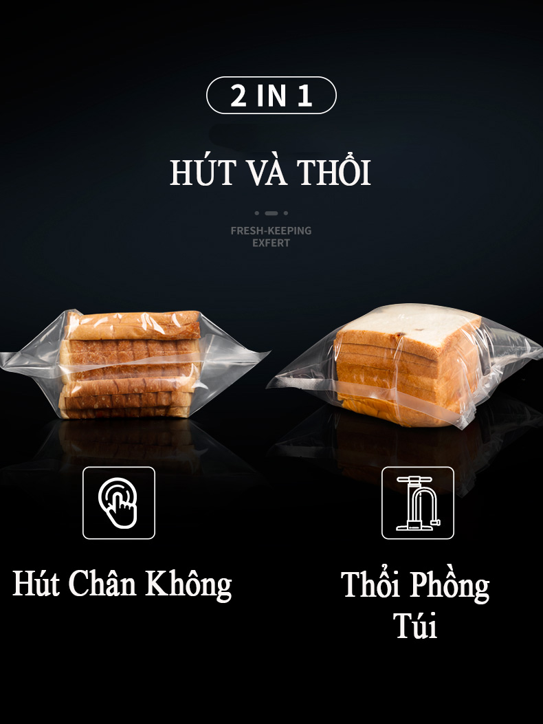 Máy Hút Chân Không HT P400- Không Kén Bao Bì,Túi Hút