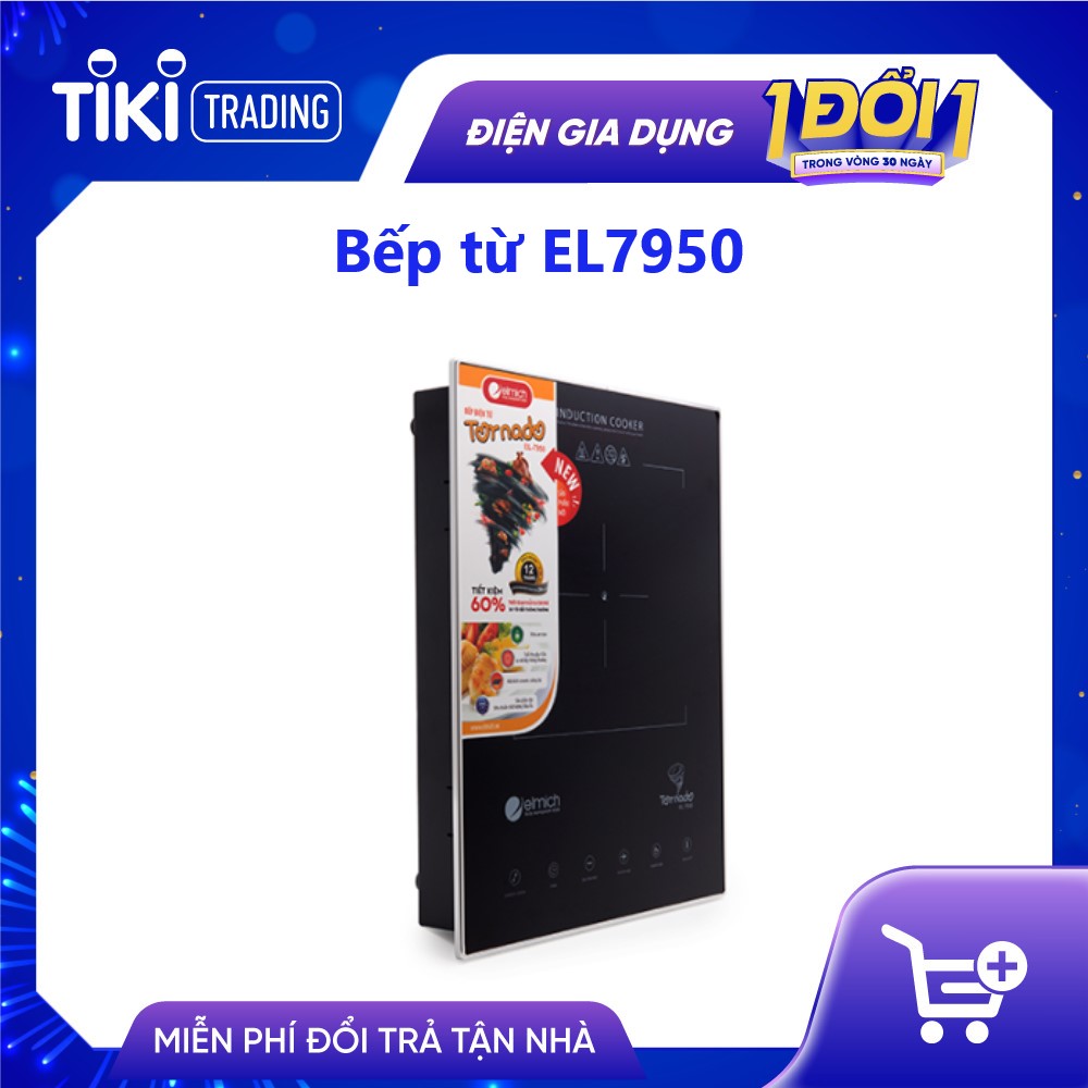 Bếp Điện Từ Elmich EL-7950-2357950 - Đen - Hàng chính hãng