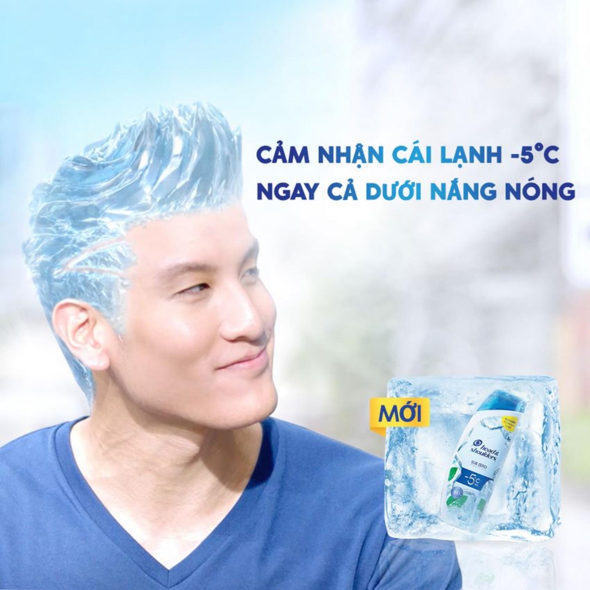 Dầu Gội Head & Shoulders Sub-Zero Băng Lạnh 0 Độ Chai 300ml/550ml/800ml