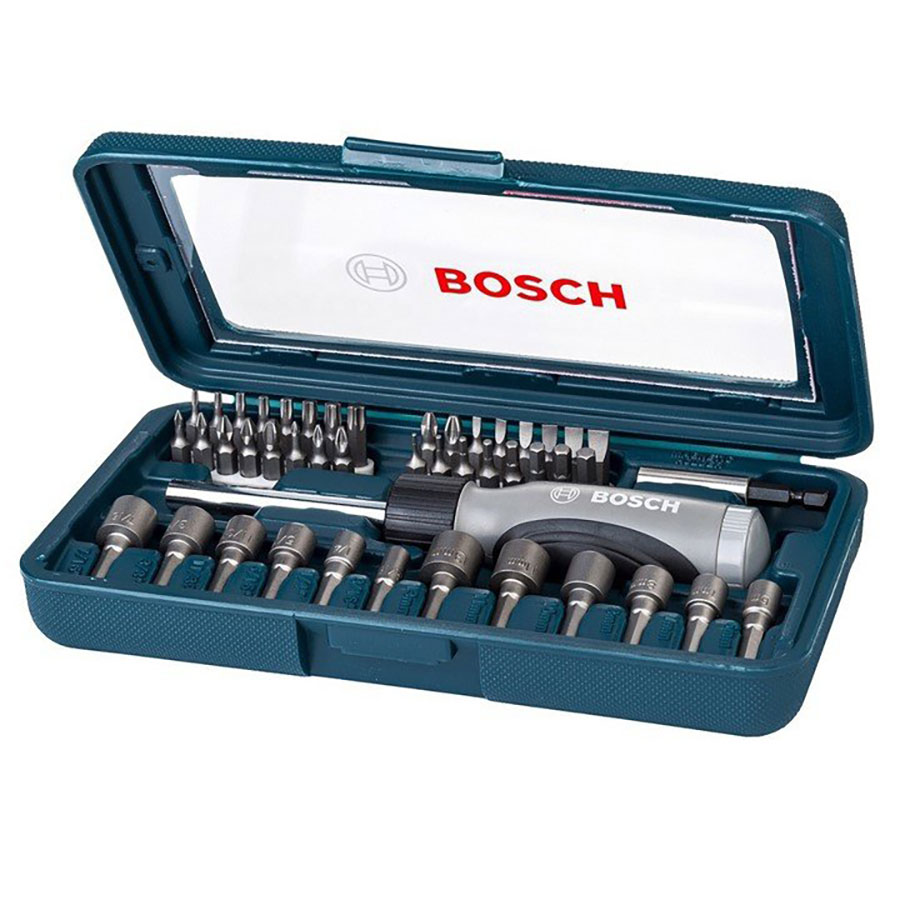 Bộ Bặn Vít Đa Năng Bosch 46 món - Giao màu ngẫu nhiên