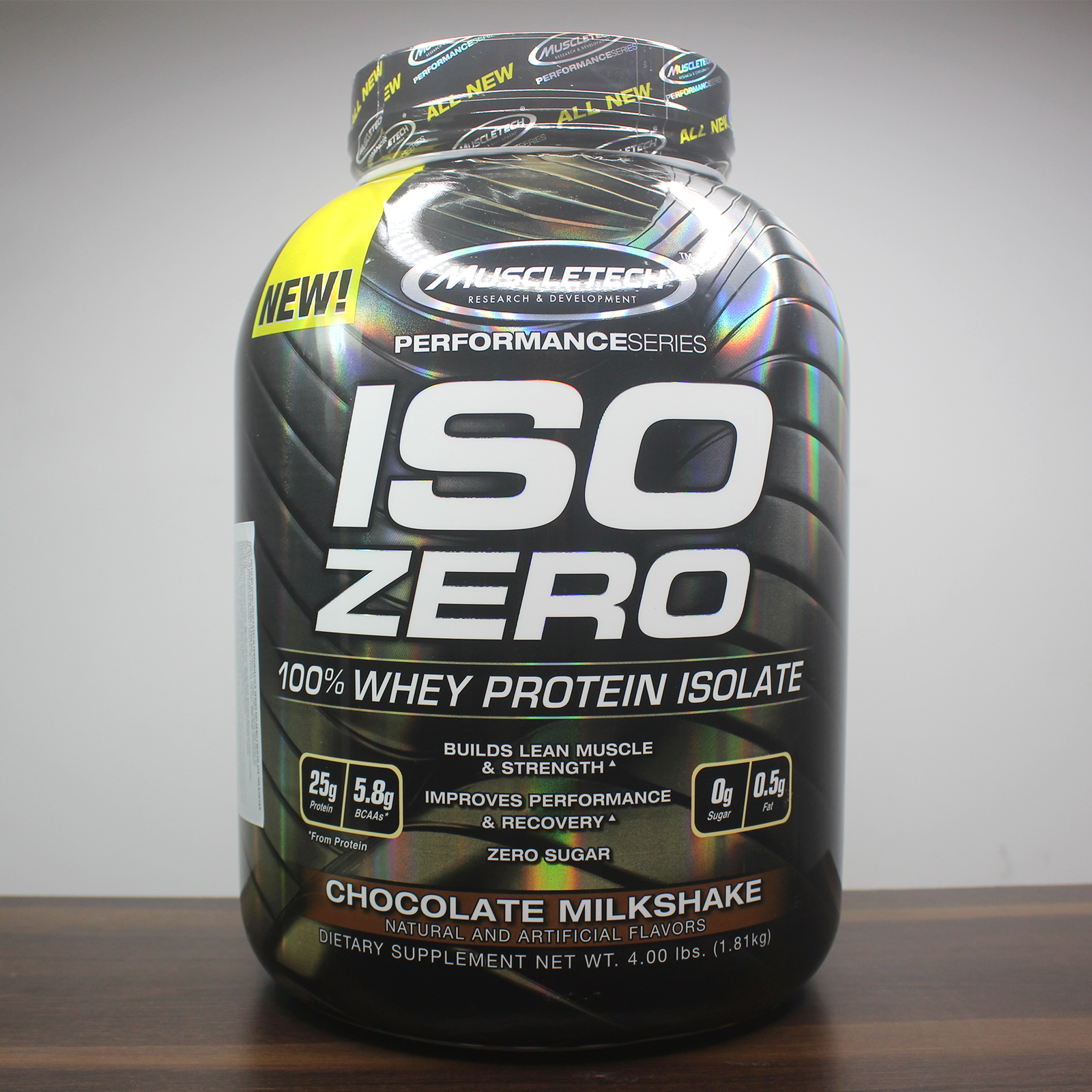 Combo Sữa tăng cơ ISO ZERO 100% Whey Protein Isolate của Muscle Tech hỗ trợ tăng cơ giảm cân đốt mỡ hương Chocolate hộp 4lbs &amp; Bình INOX 739 ml (Màu Ngẫu Nhiên)