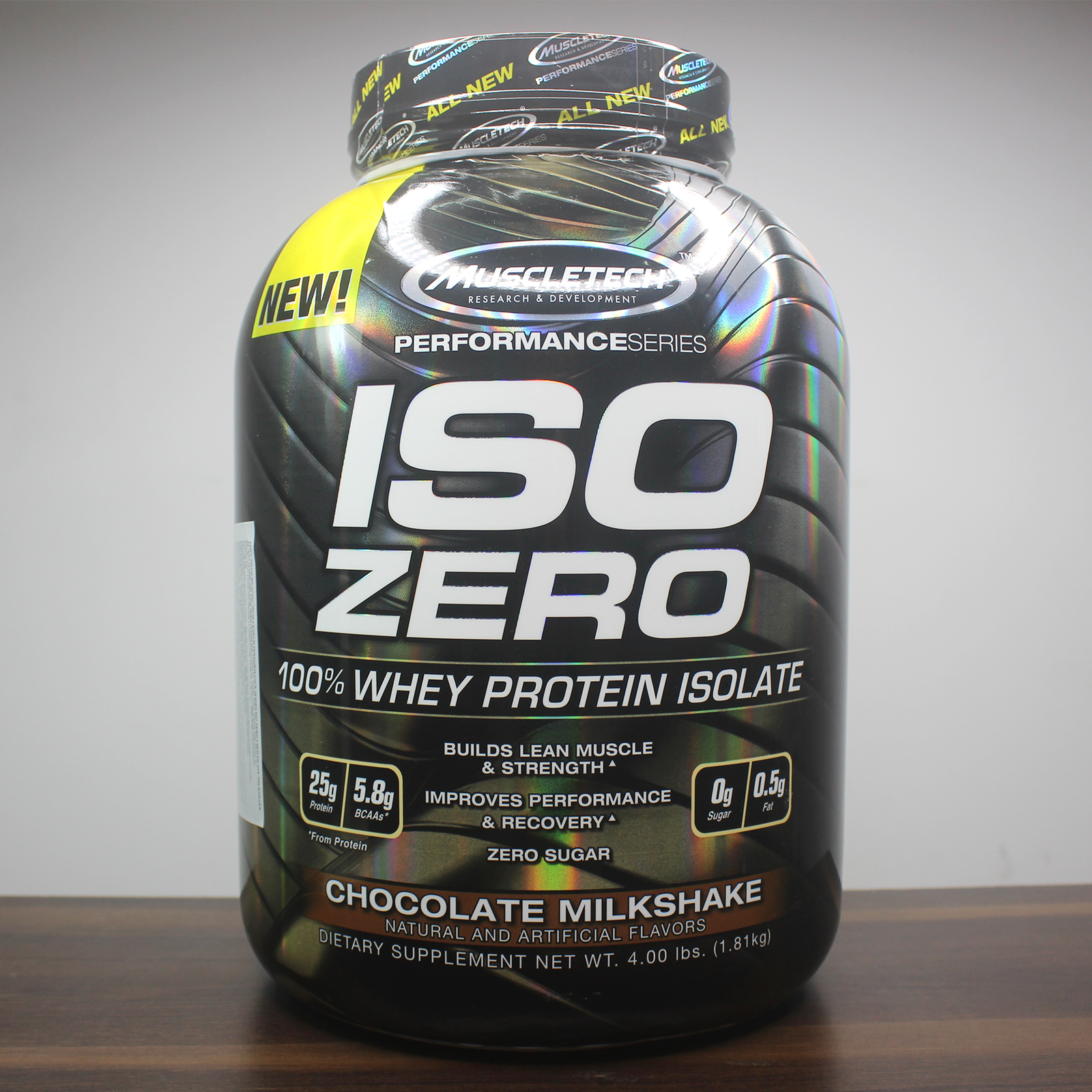 Combo Sữa tăng cơ ISO ZERO 100% Whey Protein Isolate của Muscle Tech hỗ trợ tăng cơ giảm cân đốt mỡ hương Chocolate hộp 4lbs & Bình lắc 600 ml (Màu Ngẫu Nhiên) & Áo Gym size M