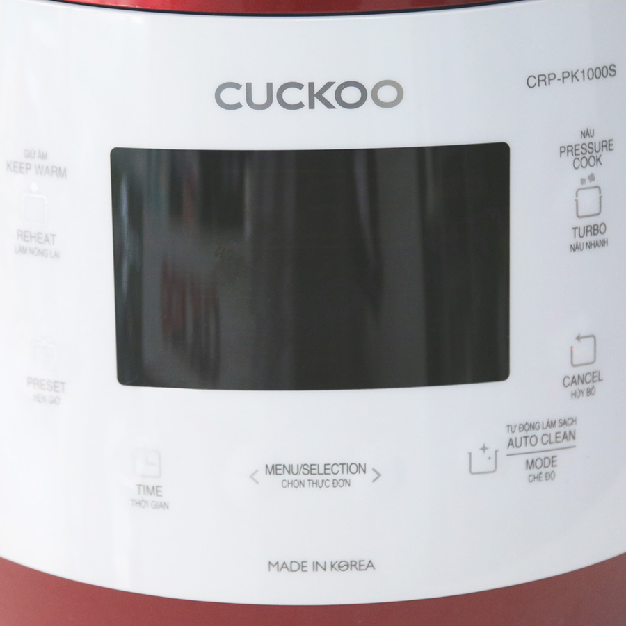 Nồi cơm áp suất điện tử Cuckoo CRP-PK1000S - 1.8 Lít - Hàng Chính Hãng