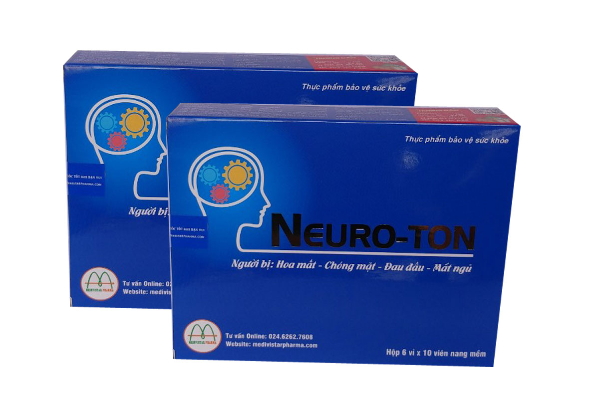Combo 4 Hộp Bổ Não NEUROTON Dành Cho Người Già Hỗ Trợ Cải Thiện Mất Ngủ, Suy Giảm Trí Nhớ, Tăng Cường Tuần Hoàn Máu 60 Viên/Hộp