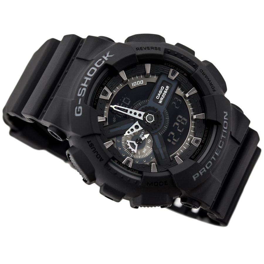 Đồng hồ nam dây nhựa Casio G-Shock chính hãng GA-110-1BDR