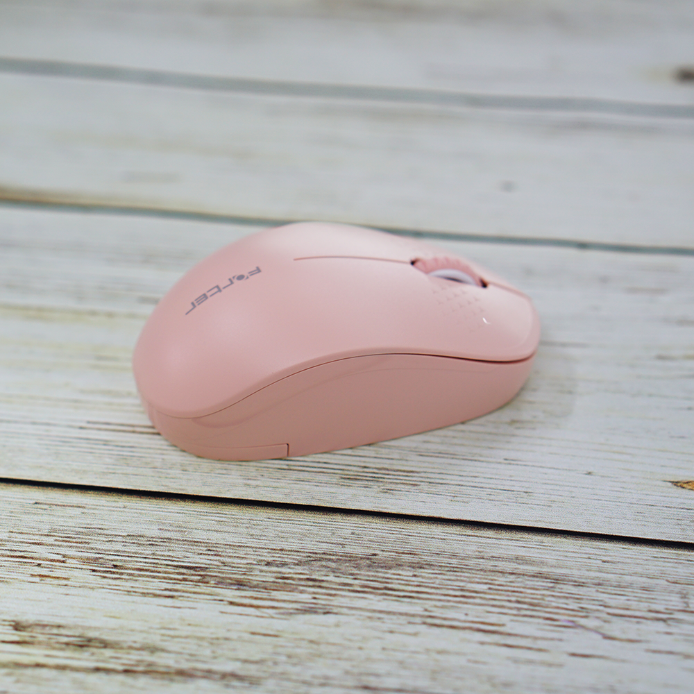 Chuột không dây Forter V182 Pink (Màu Hồng) - Hàng chính hãng