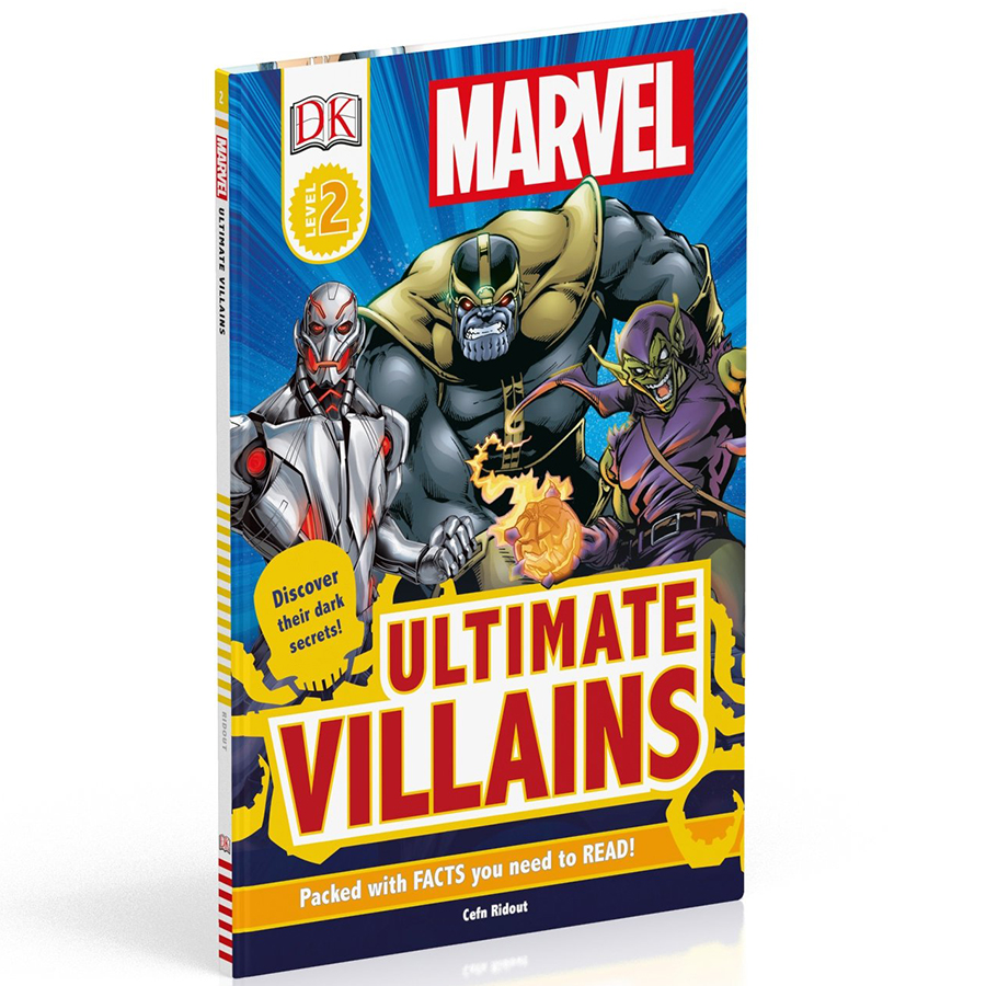 DK Reader Level 2: Marvel Ultimate Villains (Discover Their Dark Secrets) (Packed with FACTS you need to READ)